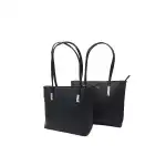 Set elegant de geantă de umăr din două piese - negru, en-gros