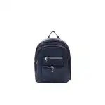 Rucsac rotunjit cu fermoar multiplu - albastru, en-gros