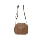 Geantă mică crossbody decorată cu fundă - kaki, en-gros
