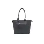 Elegancka torba typu tote z pikowanym wzorem - szara, hurtowa