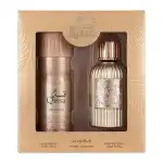 Woda perfumowana Qissa Delicious 100ml + dezodorant w sprayu 200ml, sprzedaż hurtowa