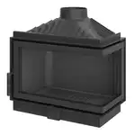 Чугунено огнище за камина на дърва, KFD ECO MAX 7 R Standard, 2 стъклени страни, КПД 82,5%, Супрева на едро