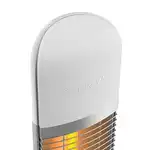 Инфрачервен нагревател за тераси LUXEVA PRO FR 2500W, IP65, мобилен, 6 степени на мощност, термостат, таймер, дистанционно, бял, Супрева на едро