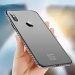 Apple Iphone 8 Luxury Case Smartphone Case offers Ultra-Thin Chic Crystals Black Protection