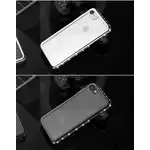 Apple Iphone 8 Luxury Case Smartphone case offers Ultra-Thin Chic Crystals Silver Protection