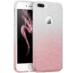 Iphone 6 / 6S phone case offers Silver-Pink gradient Glitter Shine protection