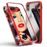 Az Apple Iphone X telefontok teljes 360 fokos mágneses vörös ultravékony védelmet kínál