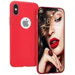 Husa telefon Apple Iphone XR ofera protectie Lux Ultrasubtire Silk Soft Red