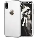 Калъф за телефон Apple iPhone XS 360 предлага пълна защита Ultrathin Deluxe Silver + Glass Foil