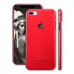 Husa telefon Folie Apple Iphone 8 ofera protectie Ultrasubtire Deluxe Folie Protectie Red