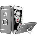 Husa telefon Iphone 7 Plus ofera protectie 3in1 Ultrasubtire - Deluxe Grey Ring