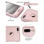 Iphone 8 Plus phone case offers 360 Matte Rose Ultra-thin protection