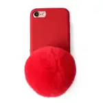 Az Iphone 6 / 6S telefontok Chic Slim Fluffy Fur Red védelmet kínál