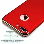 Iphone 7 Plus phone case offers 3in1 Ultra-thin protection - Lux Red Matte