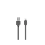 USB кабел за зареждане | Светкавица | - 1.5м - Сив, Супрева на едро