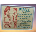 Tablou brodat diverse mesaje