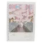 Недатиран дневник А5 със спирала и картонена корица, модел Pink Tree, на едро