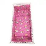 Pościel niemowlęca 140x70 cm, 5 sztuk z ochraniaczami bocznymi na gąbce CN Hello Kitty różowa, hurtownia Supreva