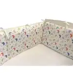 Oldalvédők bolyhos ágy oldalvédők 120x60 cm h35cm Fluturasi, nagykereskedés Supreva