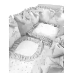 Aparatori din 13 pernute LUX by Deseda pt pat 140x70 cm Gri, en-gros Supreva
