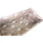 Lenjerie de pat bebelusi cu aparatori laterale pufoase Deseda Pisicuta - 140*70 cm, engros Supreva