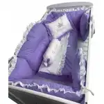 Pościel dziecięca 140x70 cm 8 sztuk Deseda Royal Violet, hurtownia Supreva