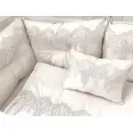 6 db bolyhos ágyvédő készlet 140x70 cm LUX by Deseda Alb, Supreva nagykereskedés