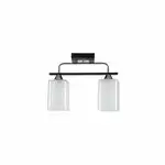 Chandelier Niege Chrome+Black+White 2xE27 60W Wholesale Supreva