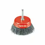Perie frontala inox pentru bormasina 75 mm Yato YT-4751