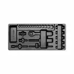 PVC tálca dugaszolókulcsokhoz és 1/4"-es oktatóhoz Yato YT-55411 Nagyker Supreva