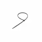 Fekete kábel nyaklánc 5x370mm Nagyker Supreva
