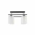 Chandelier Niege Chrome+Black+White 4xE27 60W Wholesale Supreva