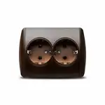 Zirve Socket Double CP ST Ciemny Orzech hurt Supreva