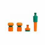 4 db 1/2 "fúvókadarab + 1" adapter készlet - 3/4 "Flo 89203