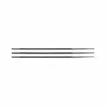 Set of 3 sharpened saw chain files 200 mm 4mm Flo 79861 wholesale Supreva