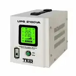 UPS 2100VA/1400W meghosszabbított üzemidő két akkumulátort használ (nem tartozék) TED UPS Expert TED000347 nagykereskedelmi Supreva
