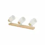 Spot Bara Nordik Alb + Natur 3XE14 40W