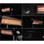 Incalzitor Veito Blade S 2,5kW, Electric, Infrarosu, Terasa, Interior-Exterior, fibra Carbon, Aluminiu, Argintiu, en gros Supreva