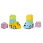 Viking Toys Meg and Max, Constructors babakocsi, 2db/szett, 10cm, 01160