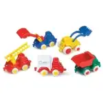 Viking Toys колички Мини Бръмбита Строители, 60бр, 7см, 1135-M18
