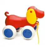 Viking Toys húzós játék Kutya, 25cm, 1310-piros