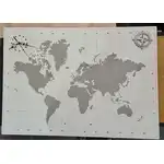 Harta mdf cu ceas