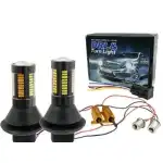 Дневни светлини DRL 2 в 1 с функция мигач 66SMD 4014 LED