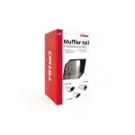 Exhaust tip AMIO MT 018ВС, single graphite matte chrome nickel.