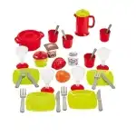 Игрален комплект Ecoiffier Chef - Комплект за хранене, 36 части