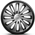 Set roți 15" Sepang Carbon Silver Black (4 bucăți)