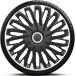 Set roți 16" Quantum Pro Silver-Black (4 bucăți)