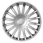 Disc decorativ Versaco Crystal 13", 1 bucata, culoare argintie