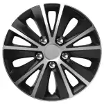 Set roți Versaco Rapide NC 15", set de 4, culoare negru-argintiu