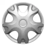 Versaco Real - set de discuri decorative, 4 buc, dimensiune 14", culoare argintie